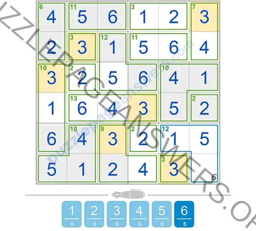 Puzzle Page Killer Sudoku Issue 1 Page 6 Answers Puzzle Page Answers