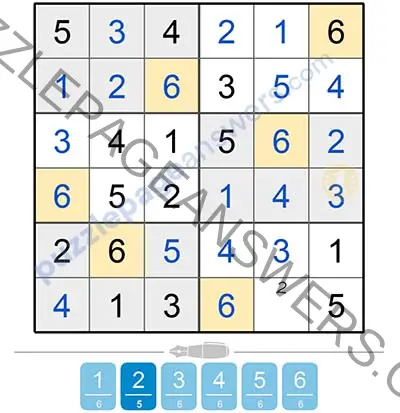 Puzzle Page Sudoku Issue 2 Page 1 Answers - Puzzle Page Answers