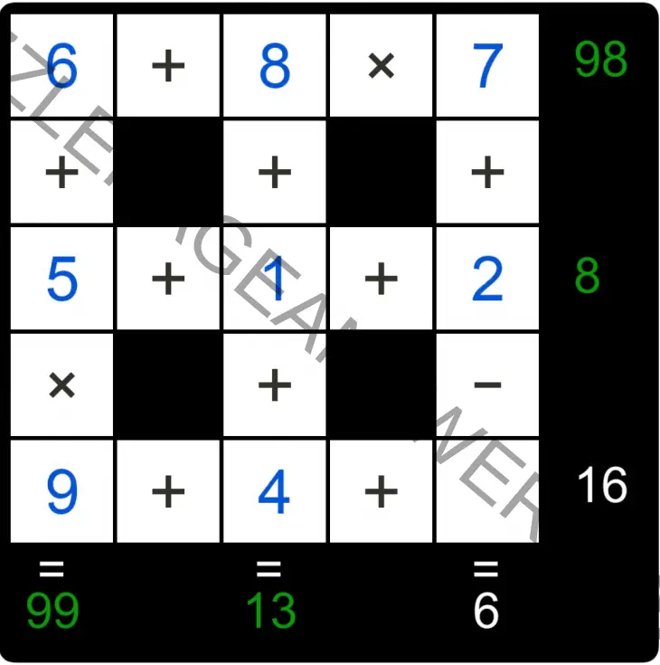 Puzzle Page Cross Sum June 17 2019 Answers Puzzle Page Answers