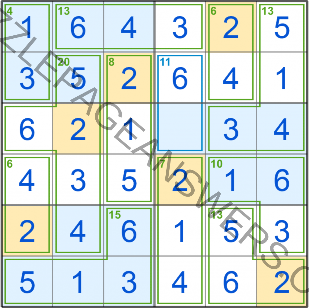 Puzzle Page Killer Sudoku June 19 2019 Answers Puzzle Page Answers