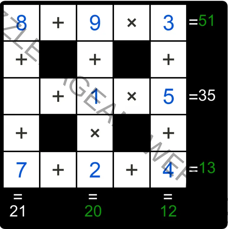 Puzzle Page Cross Sum July 14 2019 Answers Puzzle Page Answers
