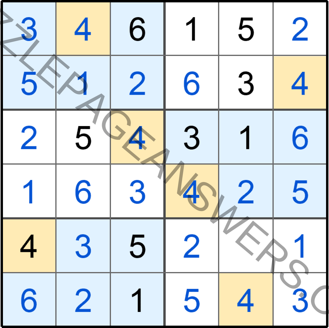Puzzle Page Sudoku August 26 2019 Answers Puzzle Page Answers