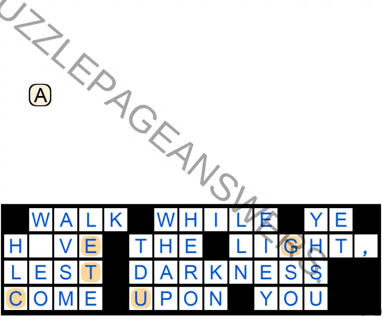 Puzzle Page Quote Slide September 12 2019 Answers Puzzle
