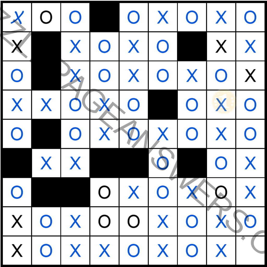 Puzzle Page Os and Xs October 10 2019 Answers Puzzle Page Answers