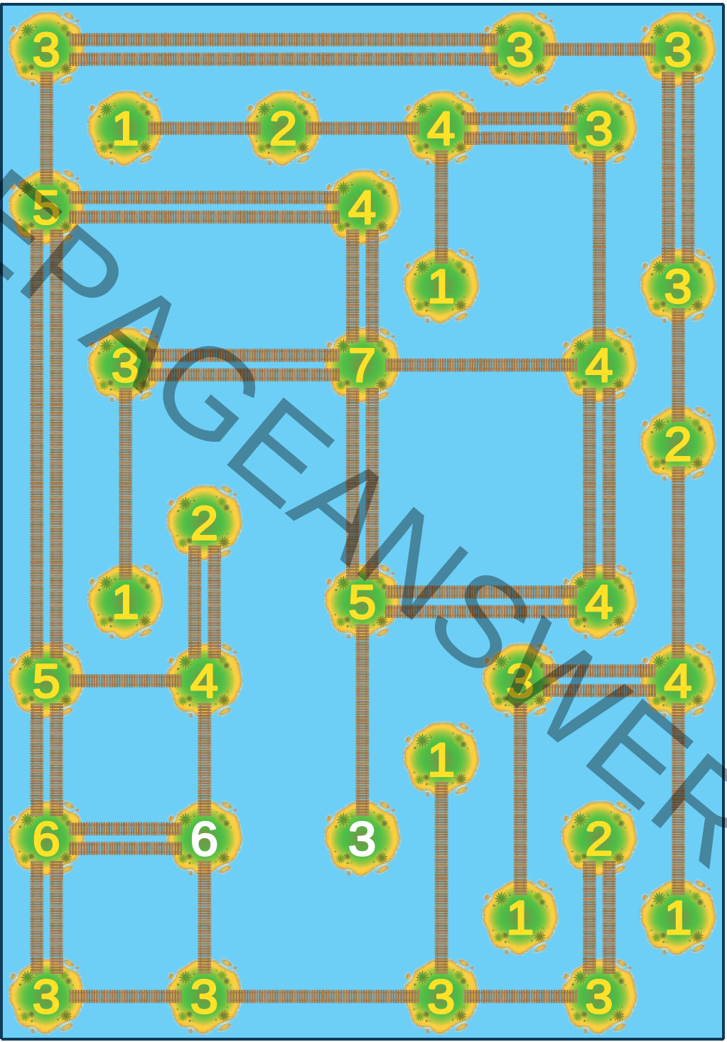 Puzzle Page Bridges November 15 2019 - Puzzle Page Answers