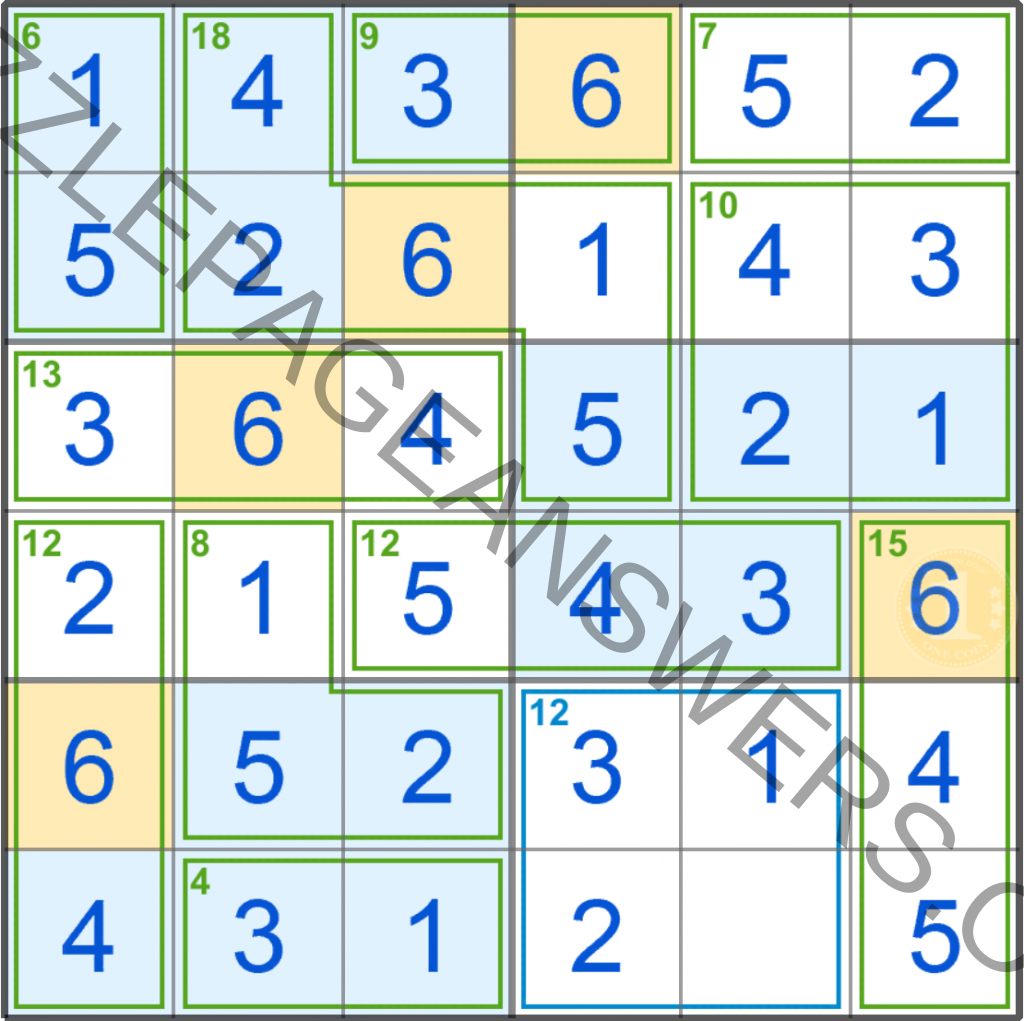 Puzzle Page Killer Sudoku November 20 2019 Answers Puzzle Page Answers