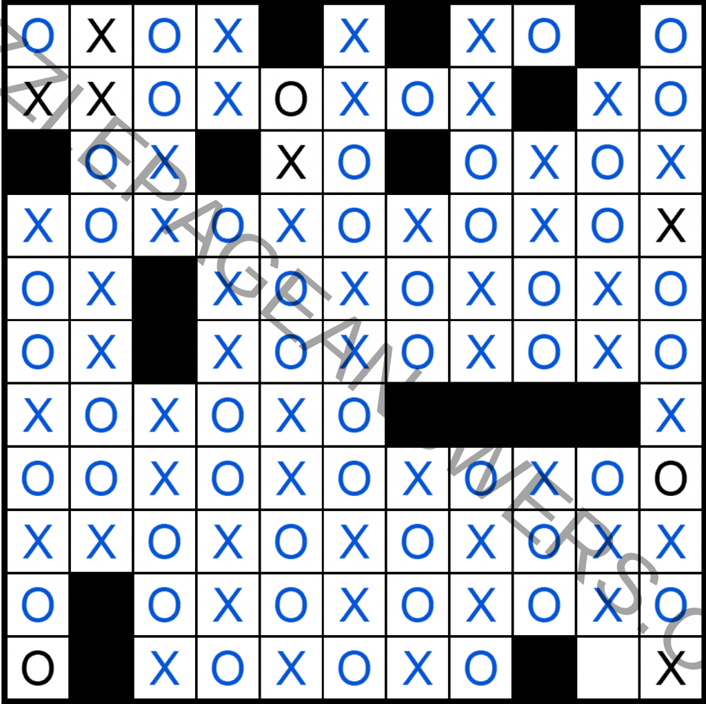 Puzzle Page Os and Xs November 24 2019 Answers - Puzzle ...