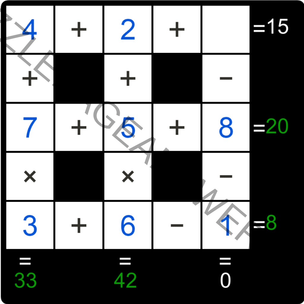 Puzzle Page Cross Sum December 23 2019 Answers Puzzle Page Answers