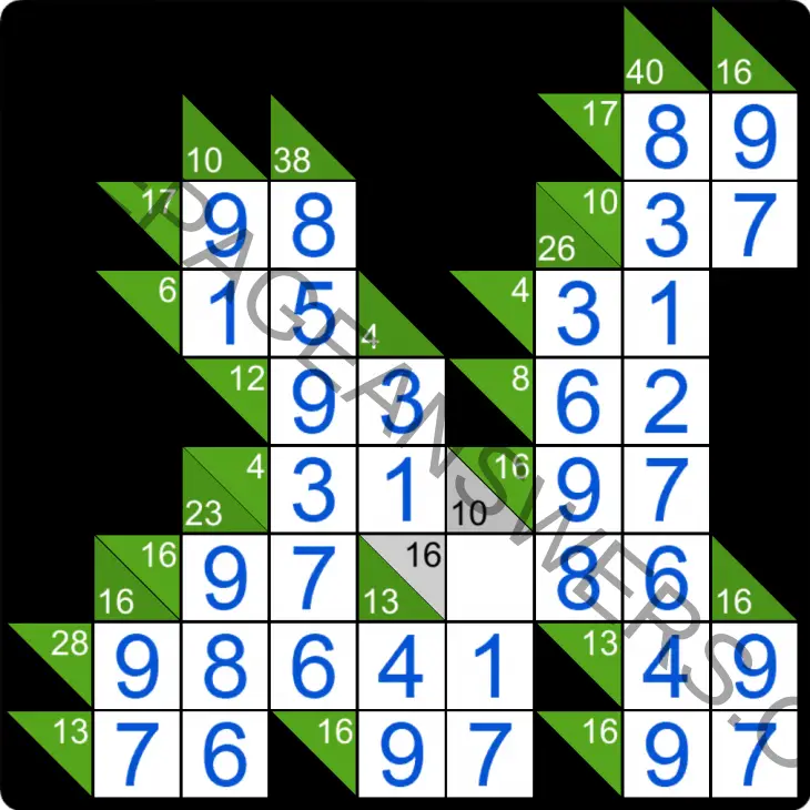 Puzzle Page Kakuro December 24 2019 Answers Puzzle Page Answers