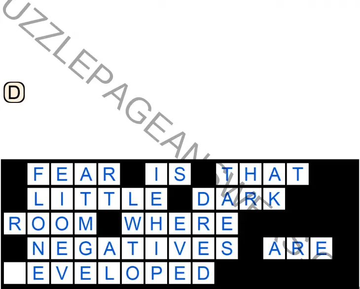 Puzzle Page Quote Slide December 26 2019 Answers Puzzle Page Answers