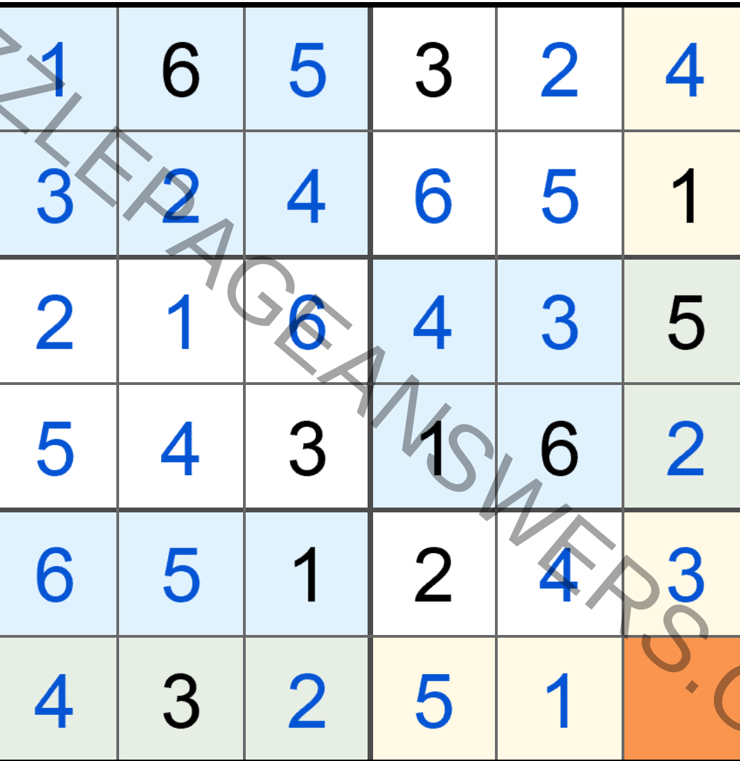 Puzzle Page Sudoku June 26 2020 Answers Puzzle Page Answers