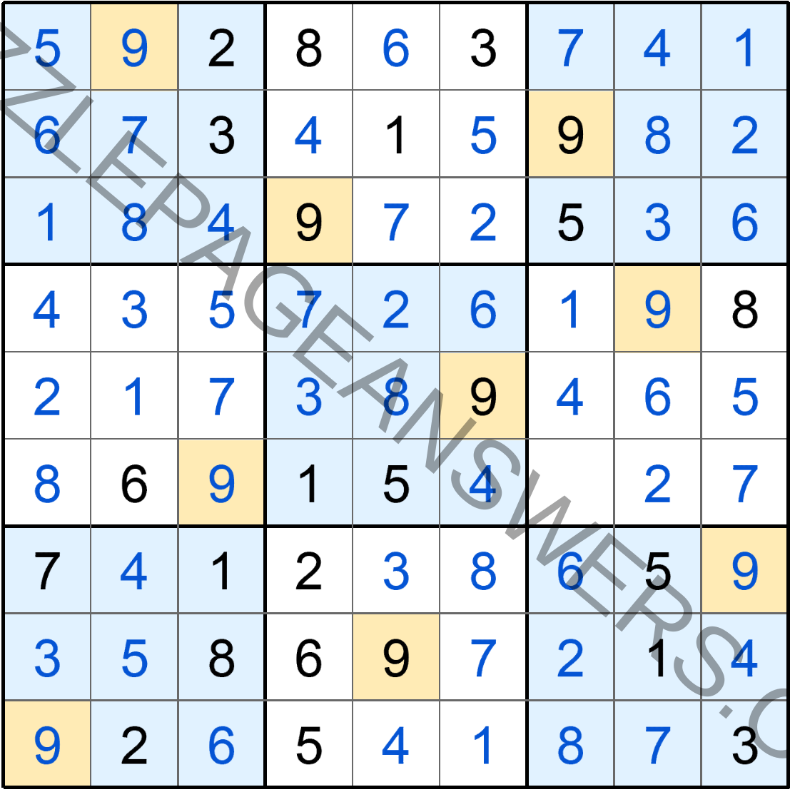 Puzzle Page Sudoku June 28 2020 Answers Puzzle Page Answers