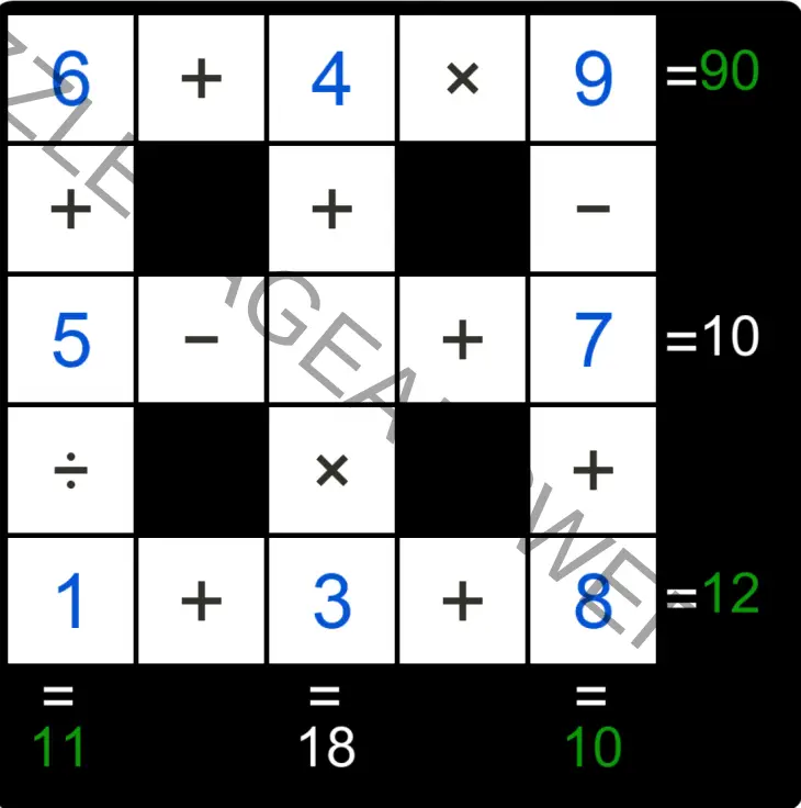 Puzzle Page Cross Sum July 13 2020 Answers Puzzle Page Answers