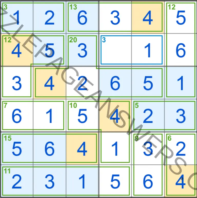 Puzzle Page Killer Sudoku July 25 2020 Answers Puzzle Page Answers