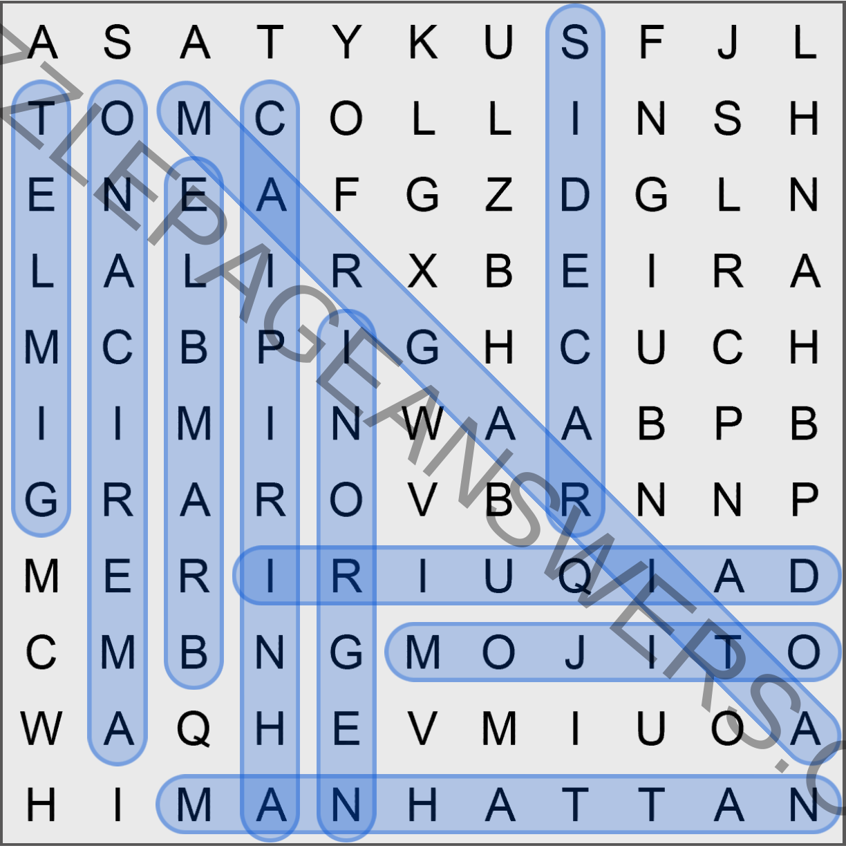 Puzzle Page Word Search October 13 2020 Answers - Puzzle Page Answers