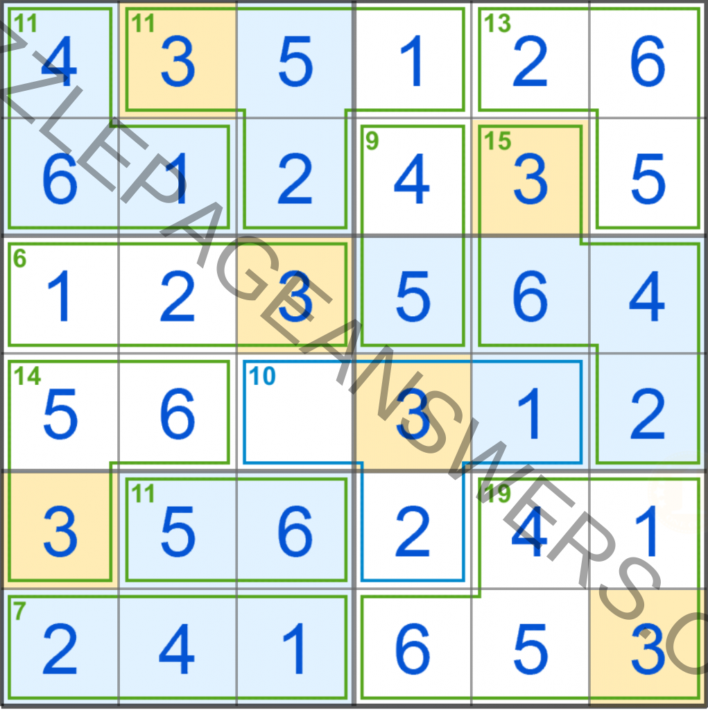 Puzzle Page Killer Sudoku December 5 2020 Answers Puzzle Page Answers