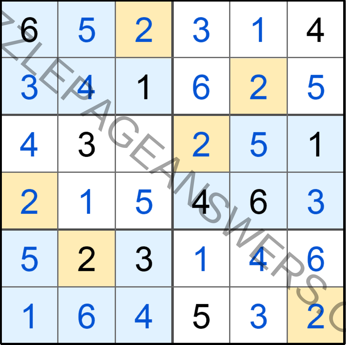 Puzzle Page Sudoku December 25 2020 Answers Puzzle Page Answers