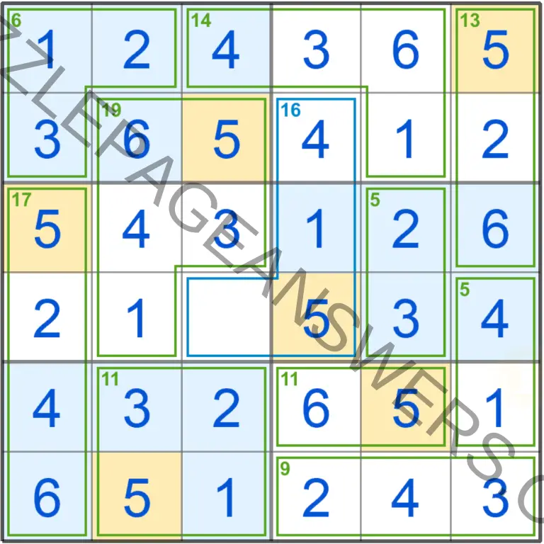 Puzzle Page Killer Sudoku January 23 2021 Answers Puzzle Page Answers