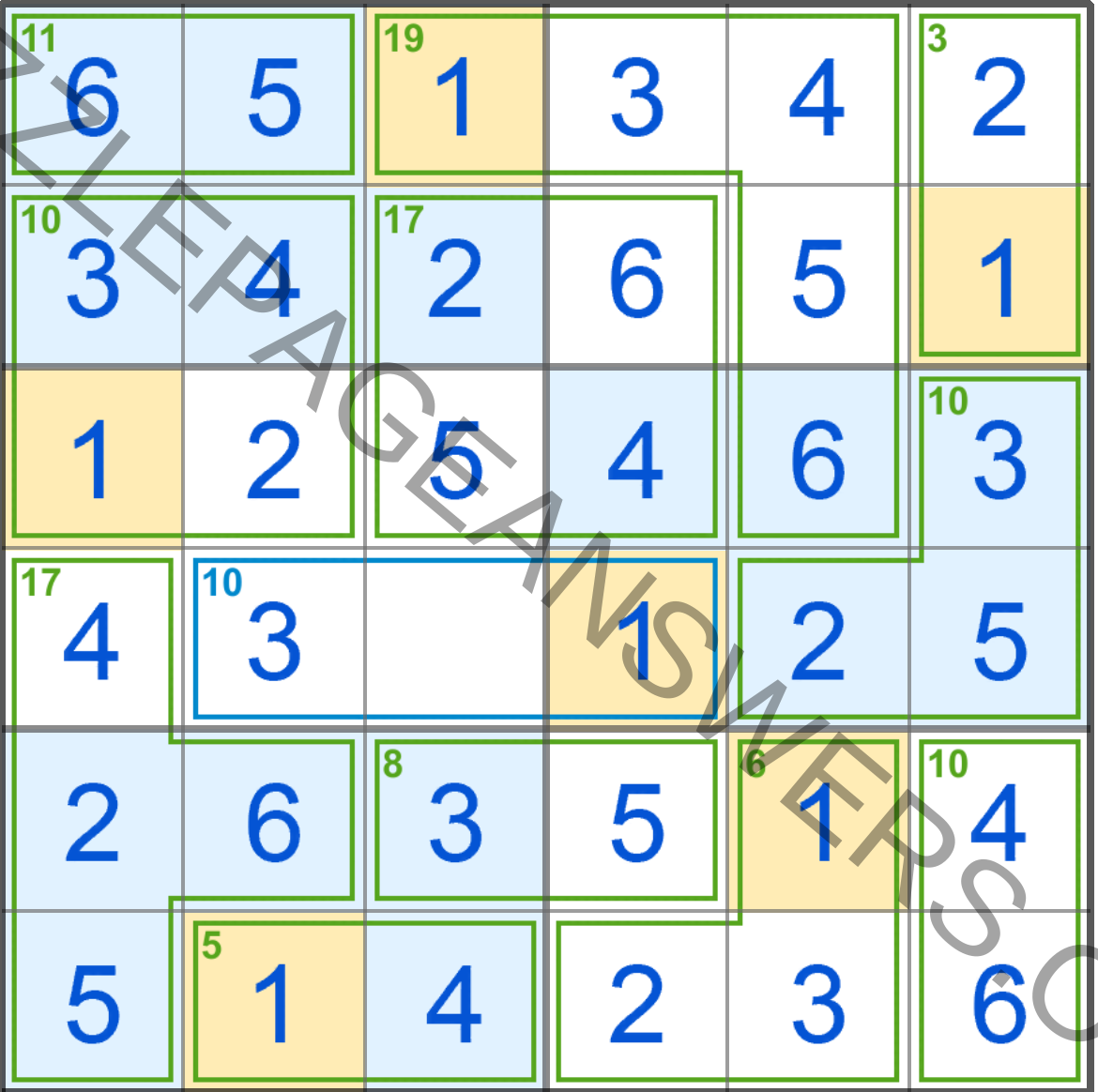 puzzle page killer sudoku february 13 2021 answers puzzle page answers