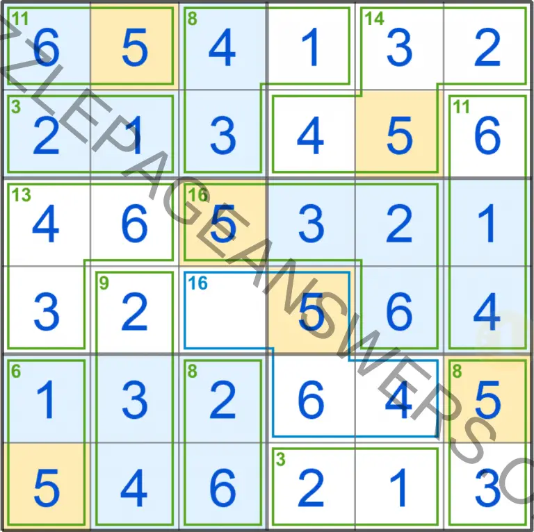 Puzzle Page Killer Sudoku February 3 2021 Answers Puzzle Page Answers