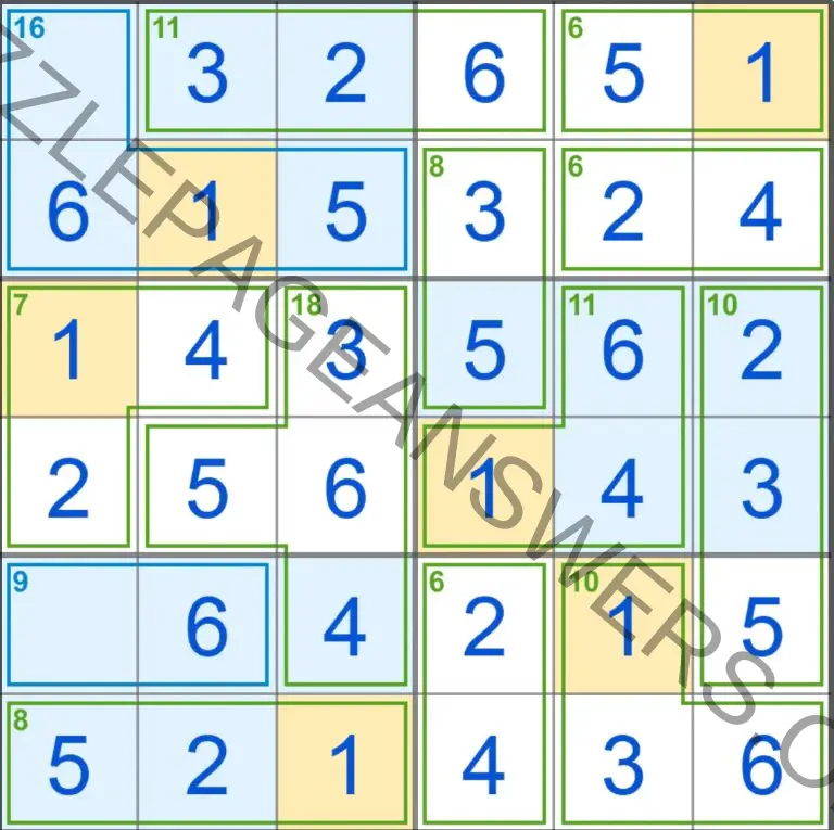Puzzle Page Killer Sudoku March 31 2021 Answers Puzzle Page Answers