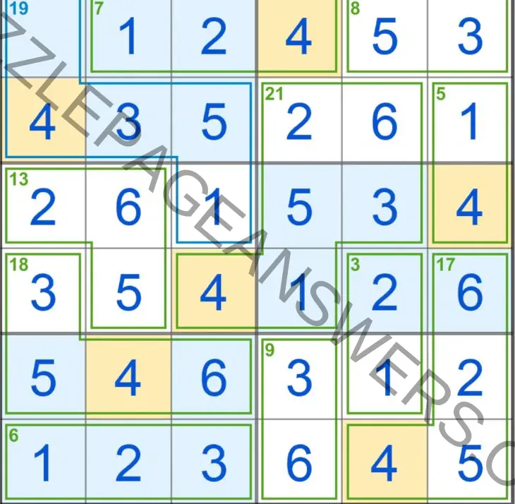 Puzzle Page Killer Sudoku April 21 2021 Answers Puzzle Page Answers