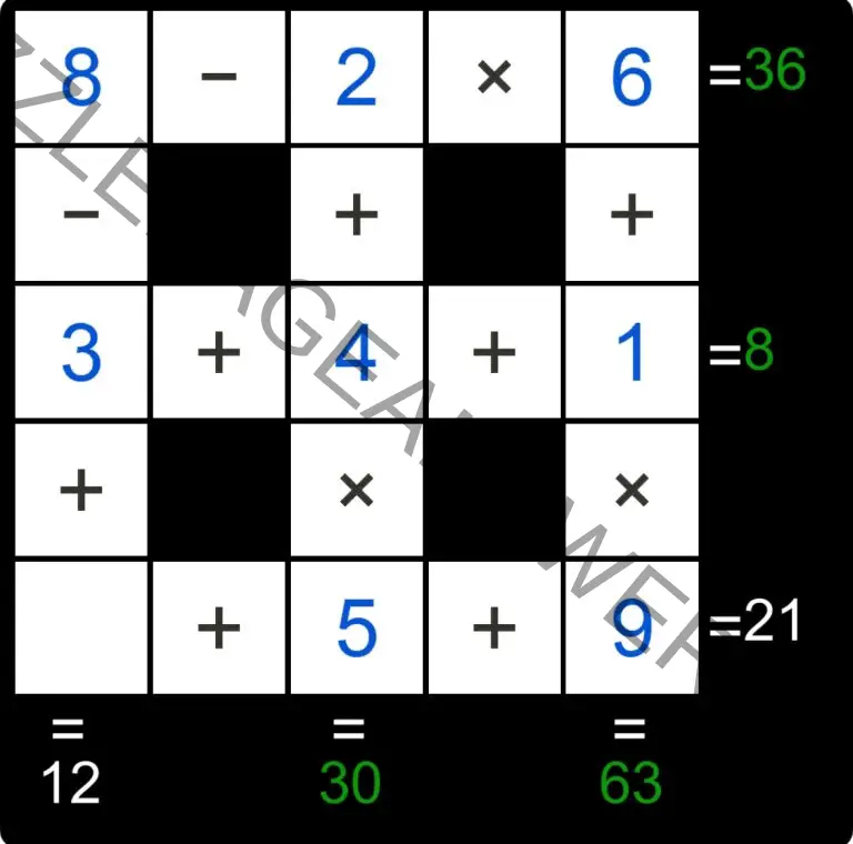 Puzzle Page Cross Sum May 2 2021 Answers Puzzle Page Answers