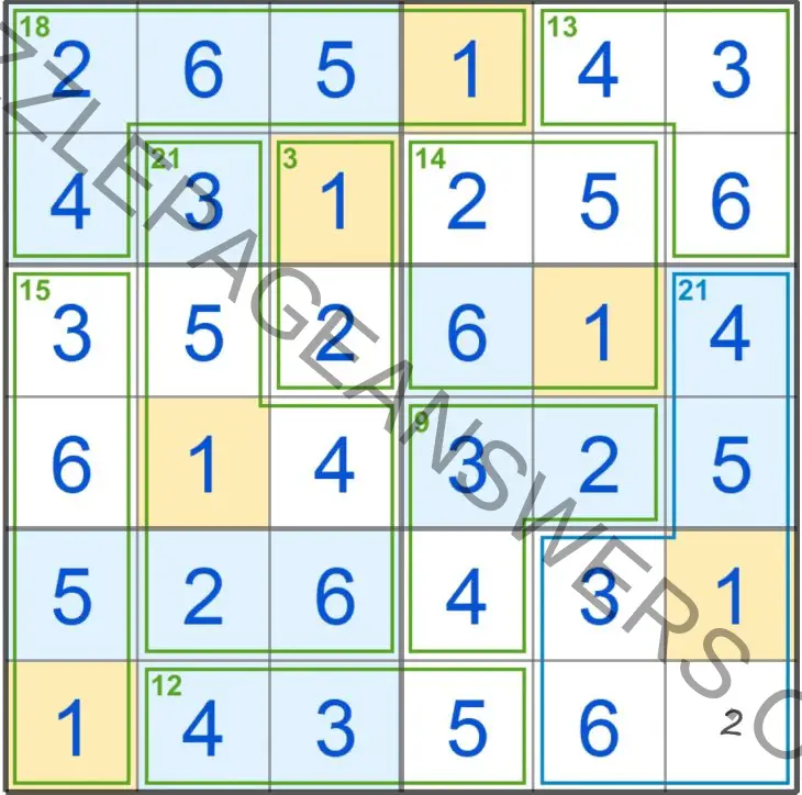 Puzzle Page Killer Sudoku May 12 2021 Answers Puzzle Page Answers