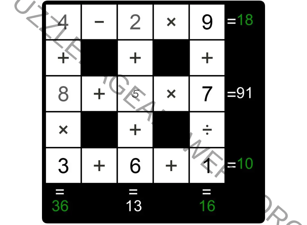 Puzzle Page Cross Sum February 12 2023 Answers