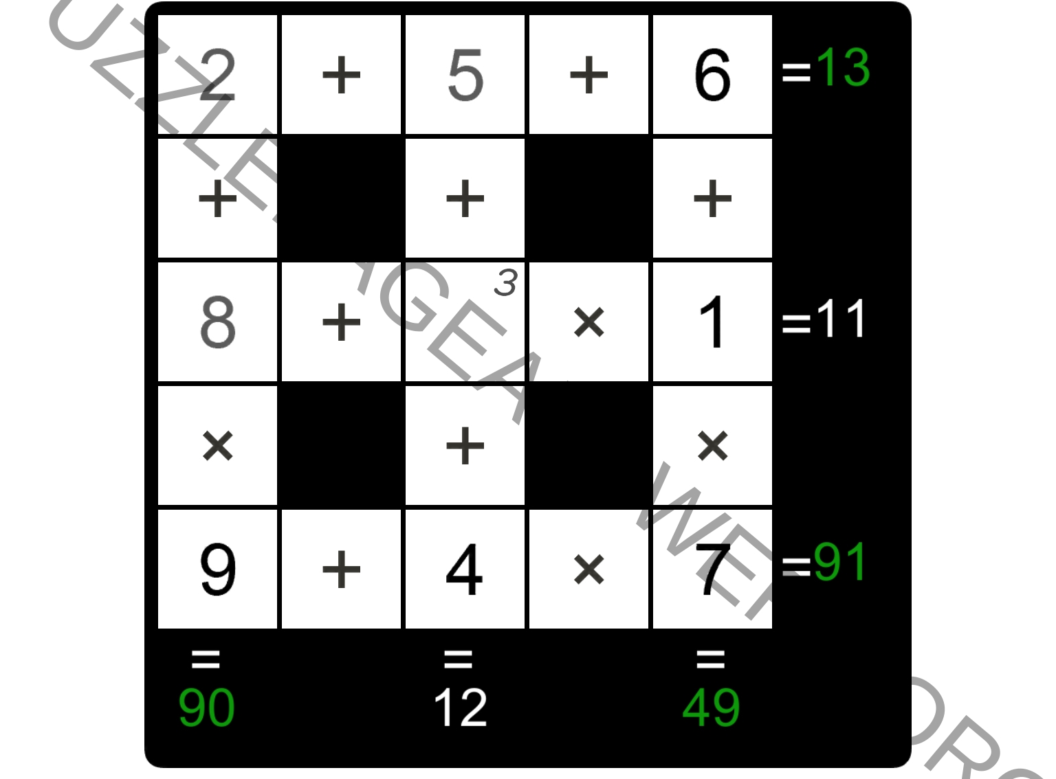 Puzzle Page Cross Sum October 23 2023 Answers Puzzle Page Answers