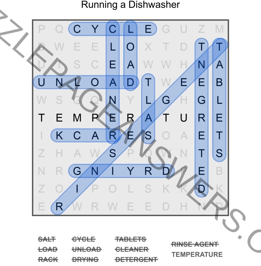 Puzzle Page Word Search September 24 2024 Answers