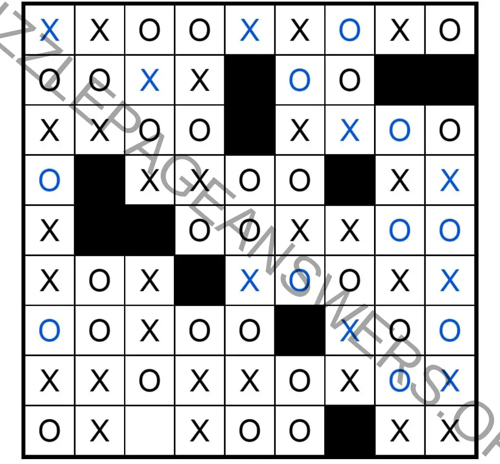 Puzzle Page Os and Xs September 26 2024 Answers