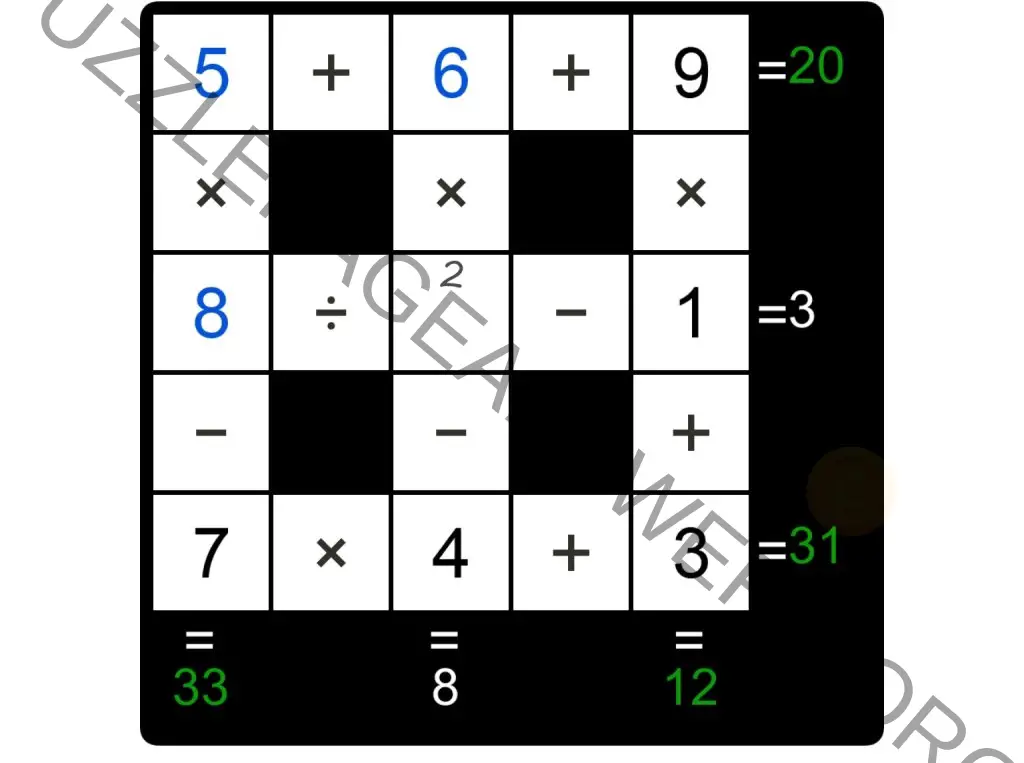 Puzzle Page Cross Sum September 27 2024 Answers