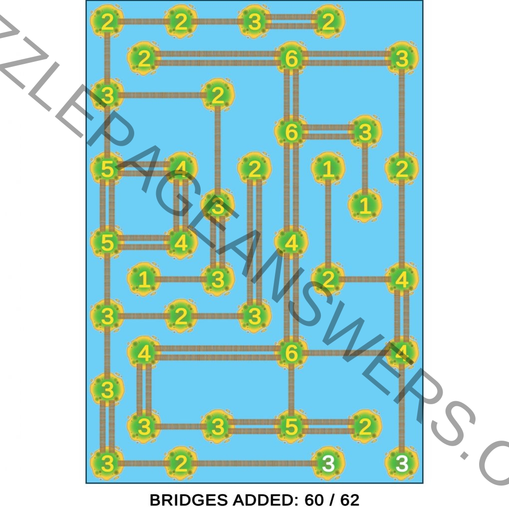 Puzzle Page Bridges October 25 2024 Answers