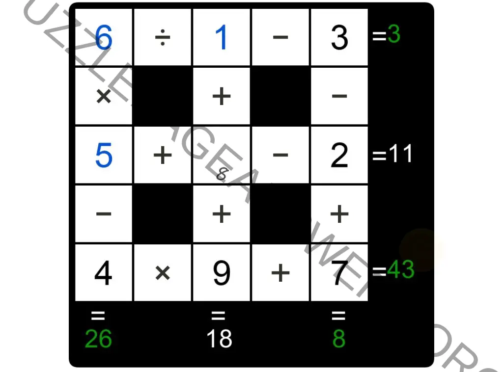 Puzzle Page Cross Sum October 14 2024 Answers