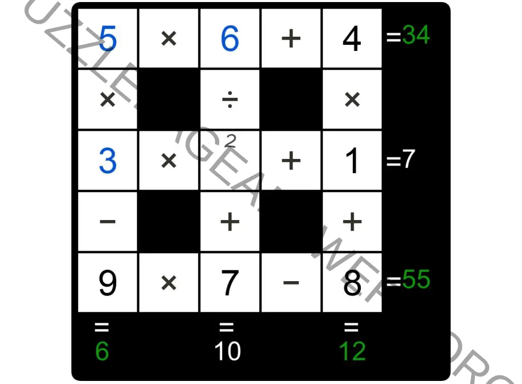 Puzzle Page Cross Sum October 18 2024 Answers