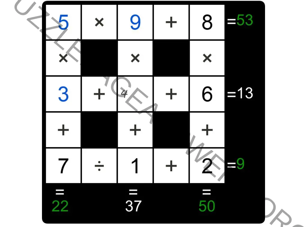 Puzzle Page Cross Sum October 23 2024 Answers