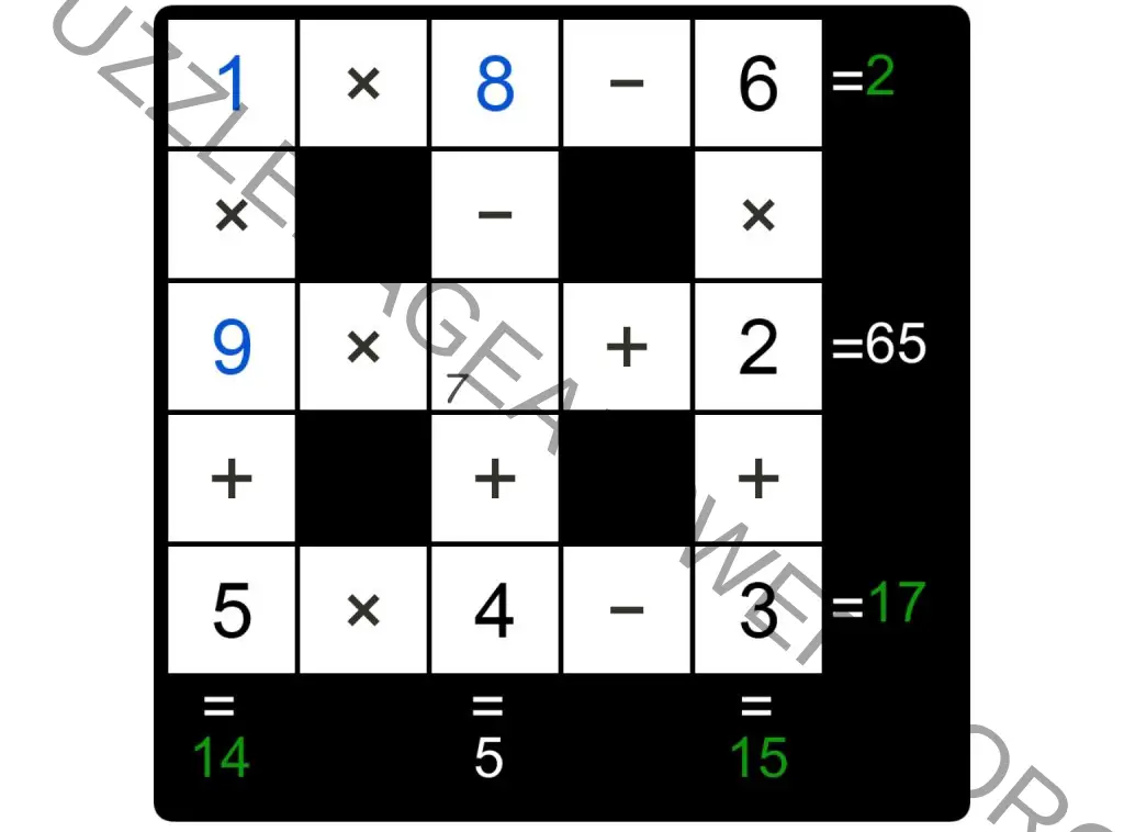 Puzzle Page Cross Sum October 27 2024 Answers