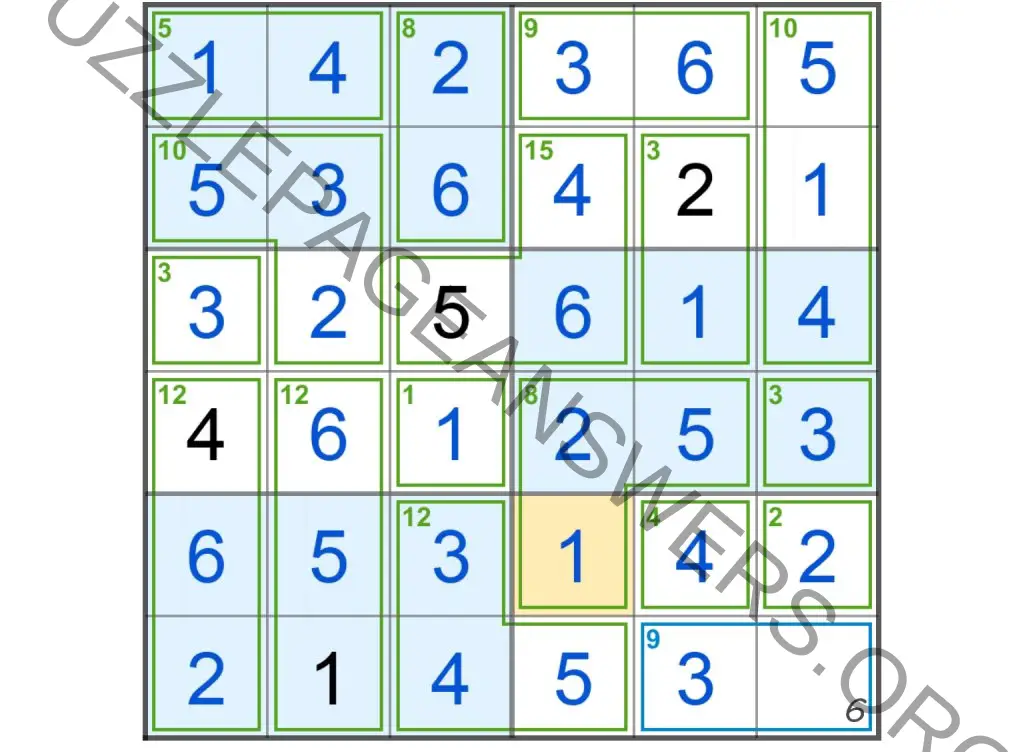 Puzzle Page Killer Sudoku October 2 2024 Answers