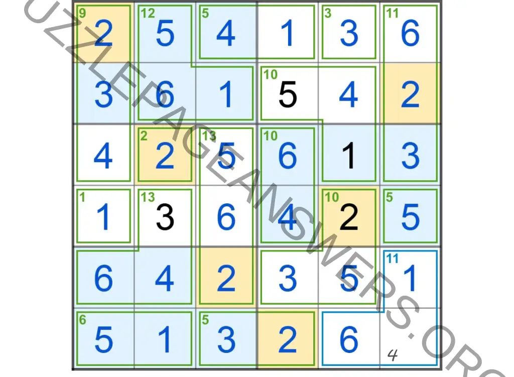 Puzzle Page Killer Sudoku October 30 2024 Answers