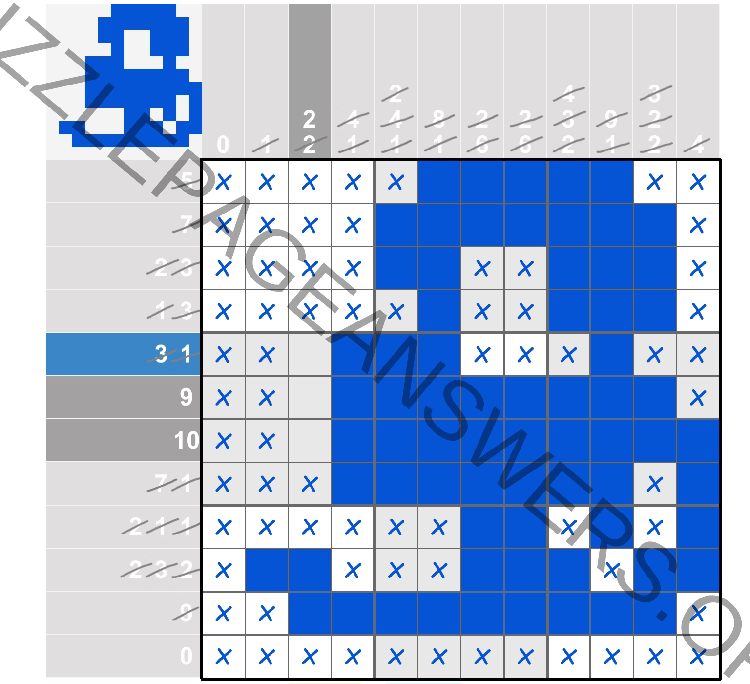 Puzzle Page Picture Cross October 28 2024 Answers Puzzle Page Answers