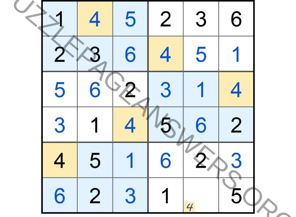 Puzzle Page Sudoku October 11 2024 Answers