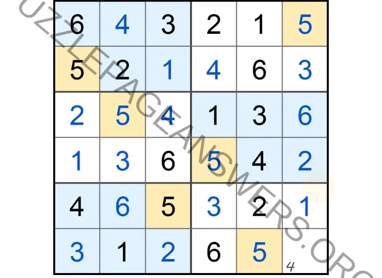 Puzzle Page Sudoku October 14 2024 Answers Puzzle Page Answers