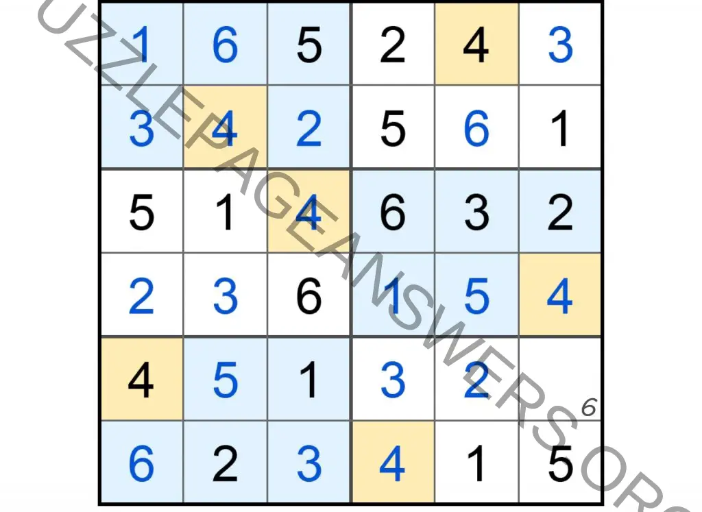 Puzzle Page Sudoku October 18 2024 Answers