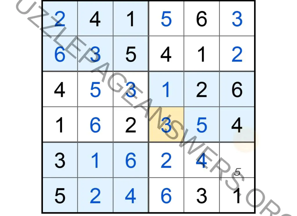 Puzzle Page Sudoku October 20 2024 Answers