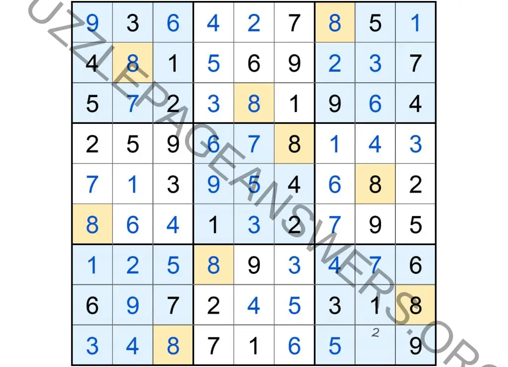 Puzzle Page Sudoku October 31 2024 Answers