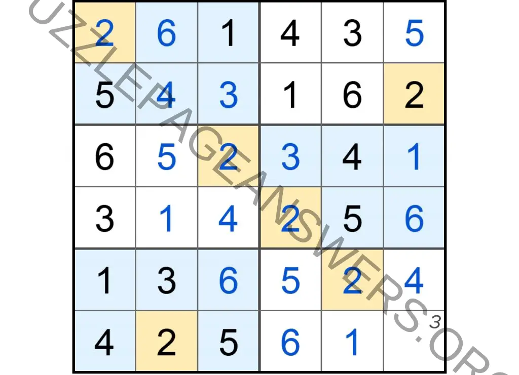 Puzzle Page Sudoku October 7 2024 Answers