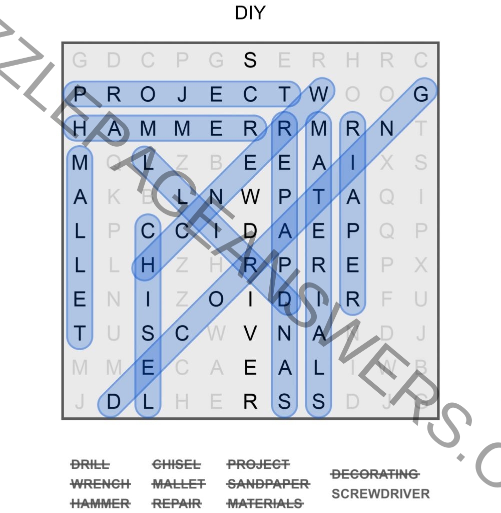 Puzzle Page Word Search November 1 2024 Answers