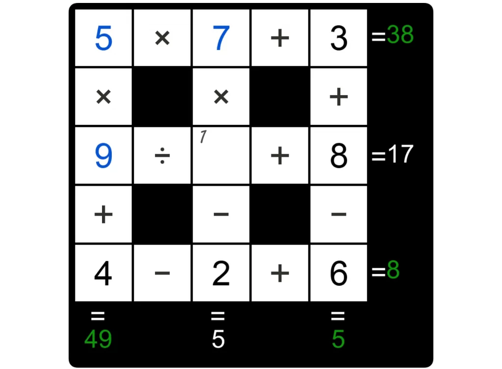 Puzzle Page Cross Sum November 24 2024 Answers