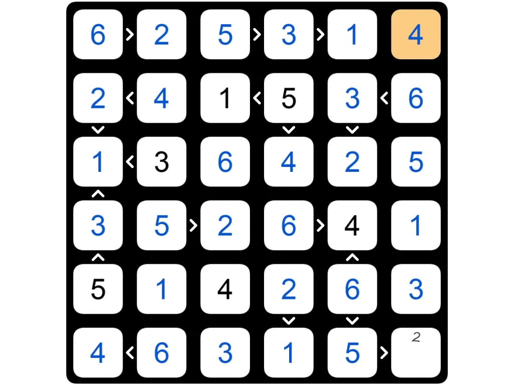 Puzzle Page Futoshiki November 15 2024 Answers